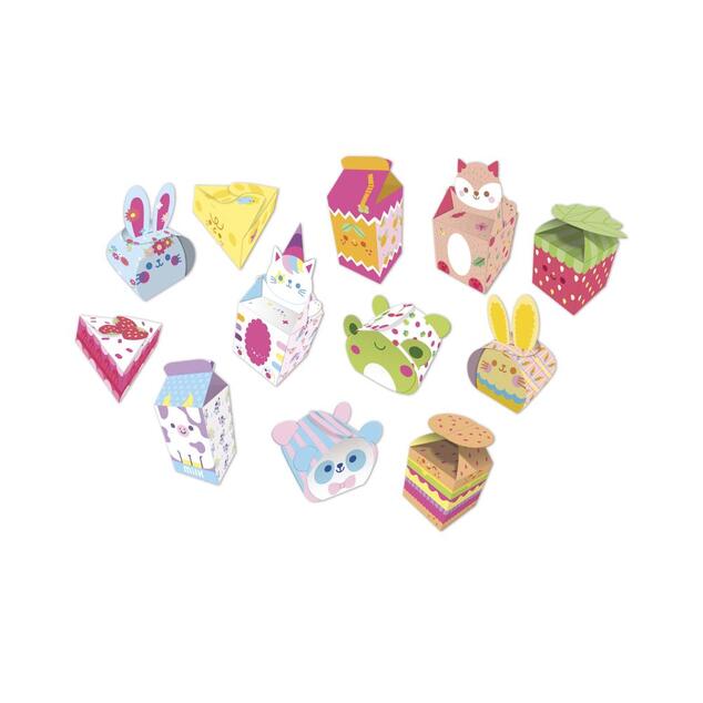 Janod Atelier Mini Kreatívna sada Origami papierové krabičky