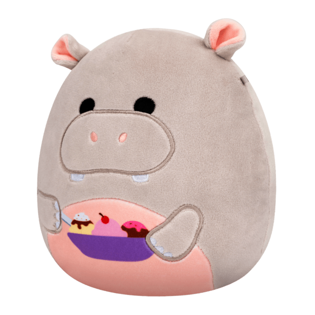 SQUISHMALLOWS Sivi nilski konj sa sladoledom - Harrison