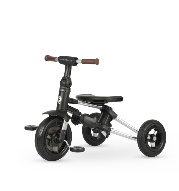 QPLAY Tříkolka Nova Deluxe 5v1 Grey, 10-72 měsíců
