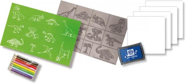 Ses Dinosaurier-Stempel