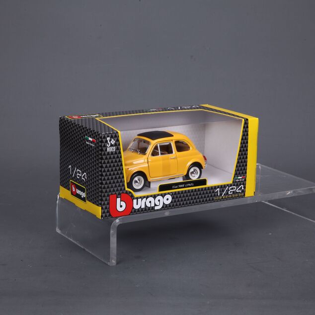 Bburago 1:24 Fiat 500 F 1965 Gelb