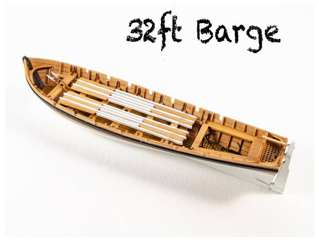 Vanguard Models Barge čln 32" 1:64 kit