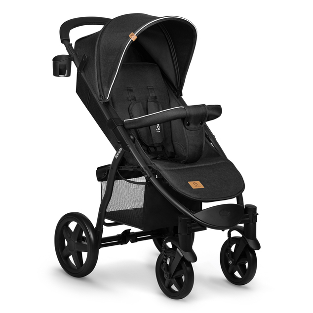 Lionelo Kočík športový Annet Plus Black Carbon