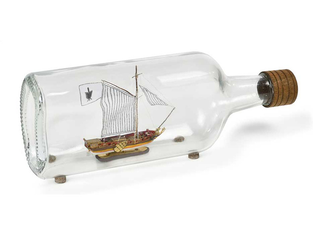 AMATI Golden Yacht 1:300 kit do fľaše
