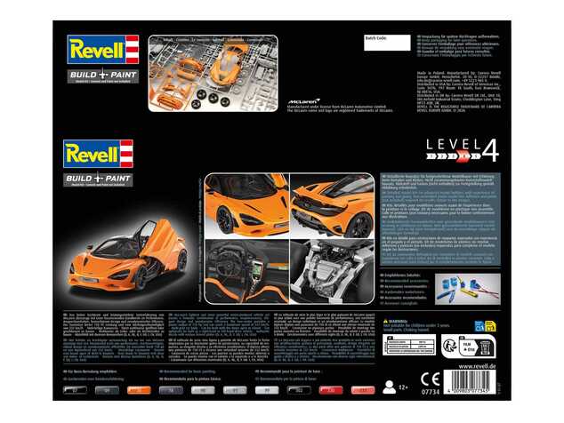 Maquette en plastique voiture 07734 - McLaren 750S (1:24)