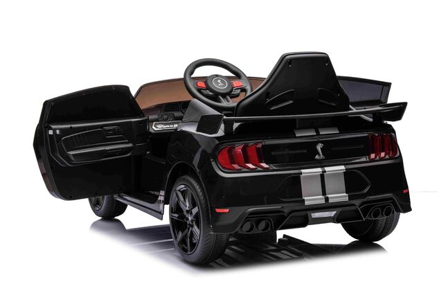 Elektrické autíčko Ford Shelby Mustang GT 500 Cobra, čierne, 2,4 GHz diaľkové ovládanie