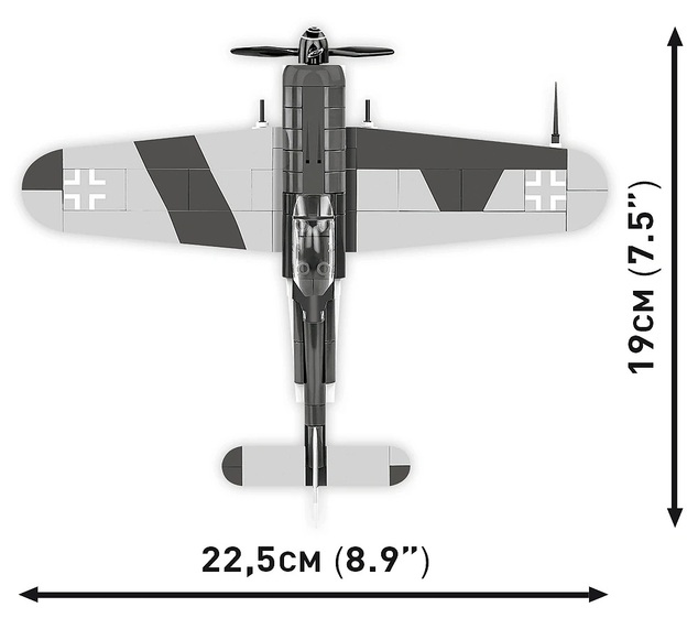Cobi II WW Focke-Wulf Fw 190 F-8, 1:48, 170 k