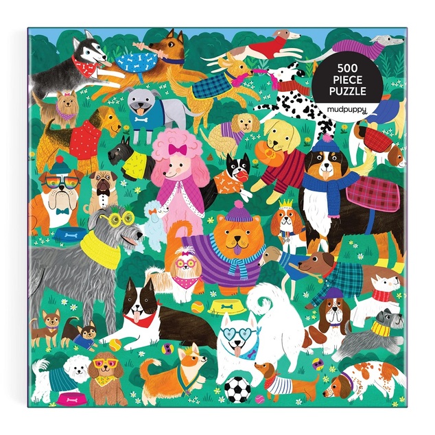 Mudpuppy Rodinné puzzle Sobotné popoludnie 500 dielikov