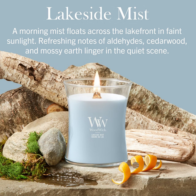 WW Kerze Mittelgroß Lakeside Mist