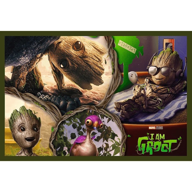 Trefl Puzzle Marvel 2 x 200 dielikov Groot