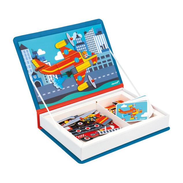 Janod Magnetibook Požiarnici Magnetická kniha pre deti
