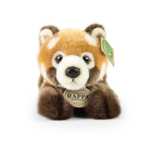 Plyšová panda červená ležiaca 20 cm ECO-FRIENDLY
