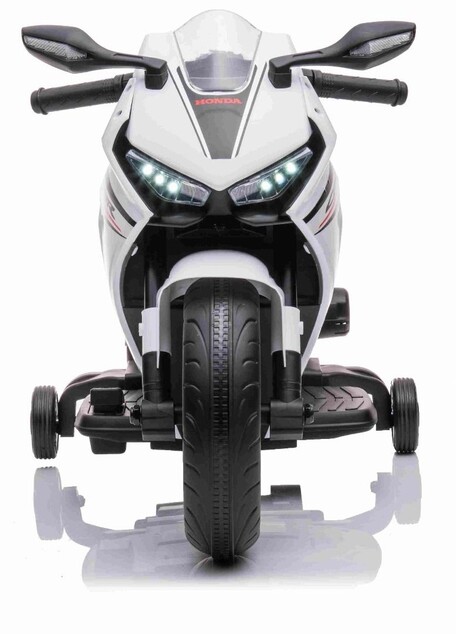 Elektrická Motorka HONDA CBR 1000RR, Licencované, 12V batéria, Plastové kolesá, biela