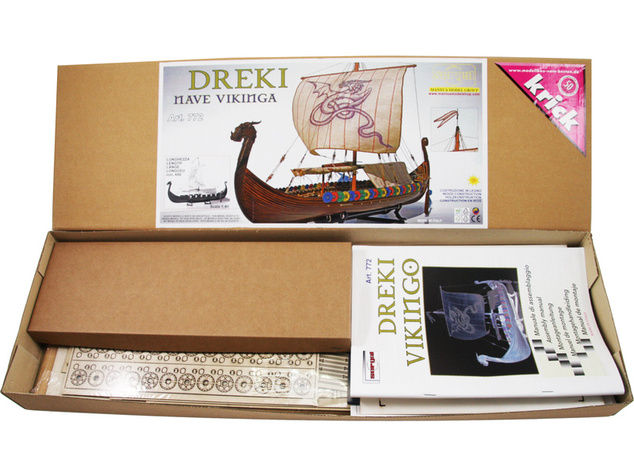 Mantua Model Barco Vikingo Dreki 1:40 kit