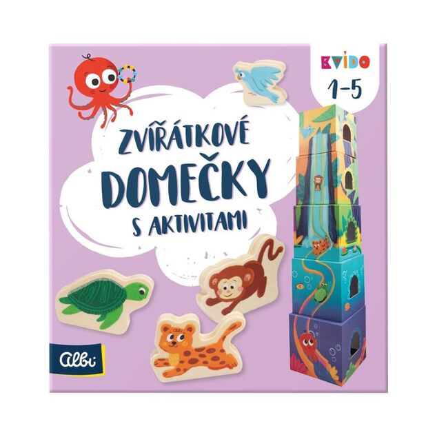 Albi Kvído - Domčeky pre zvieratá s aktivitami