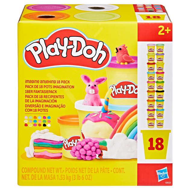 HASBRO - Play-Doh 18 kosov lončkov, veliko pakiranje