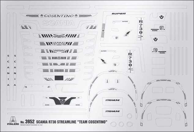 Model Kit truck 3952 - Scania R 730 Streamline 4x2 Show Trucks (1:24)