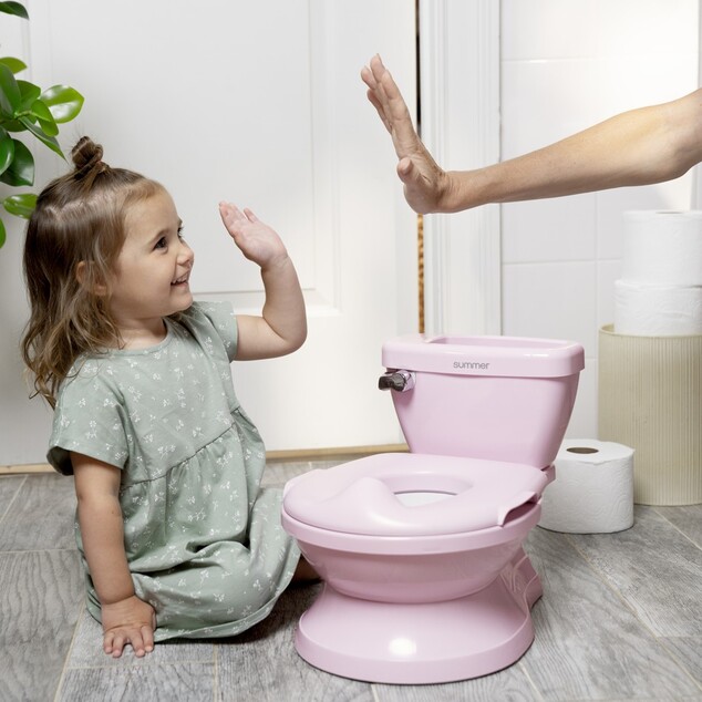 INGENUITY Kinder-Toilette mit Geräusch My Size™ Rosa