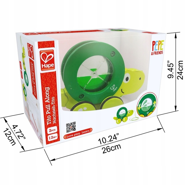 Hape Tortue à tirer