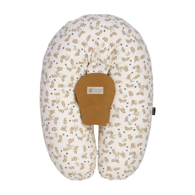 Cuscino gravidanza e allattamento Multirelax 3 in 1 Cotone, Colomba