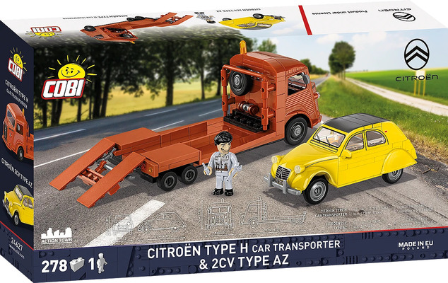 Cobi Citroën Type H Odťahovka, 1:35, 280 k, 1 f