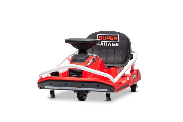 Beneo Motors Drift Kart 24V, rosso, 300W Motore Brushless, Batteria al Litio,