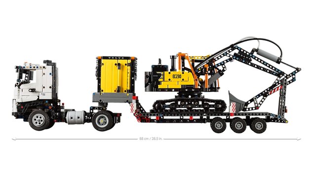 LEGO® Technic 42175 Nákladné auto Volvo FMX a elektrický bager EC230