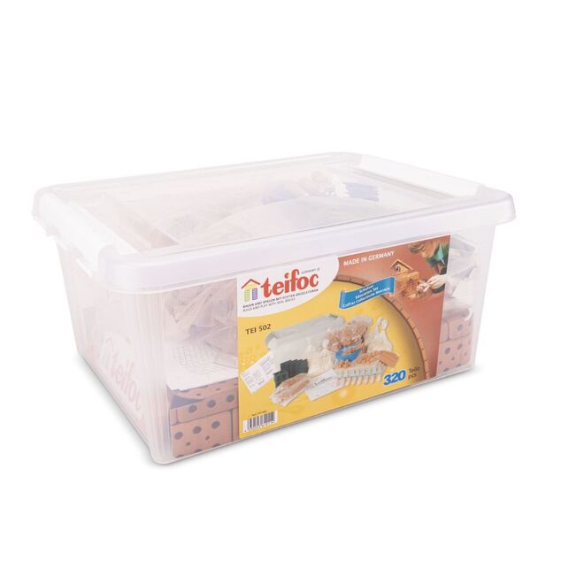 TEIFOC Baukasten Edukatives Set 320 Teile