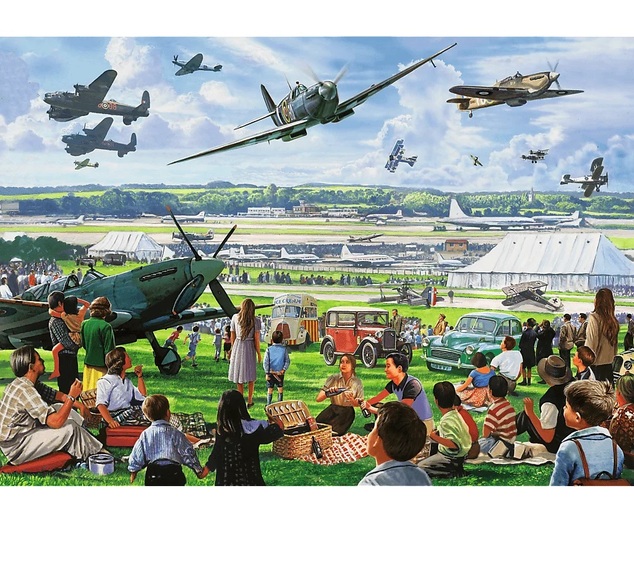 Trefl Puzzle 1000 Premium Plus Quality Tea Time Air Show