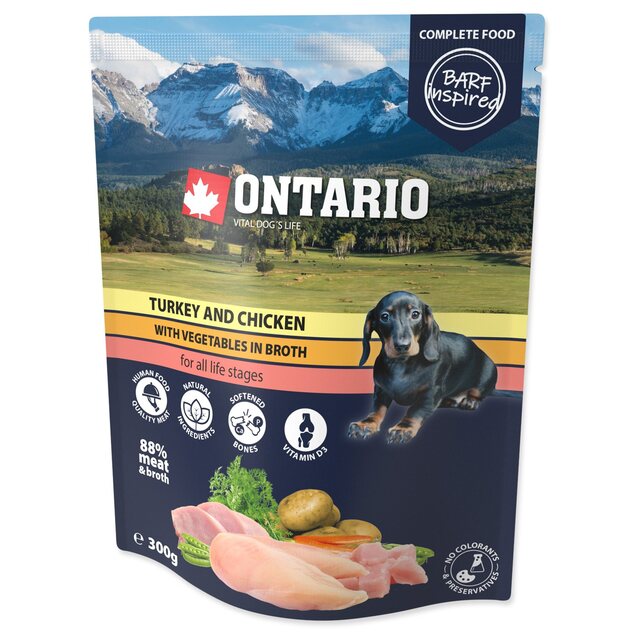 Kapsička Ontario morka a kura so zeleninou vo vývare 300g