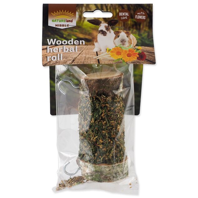 Pochúťka Nature Land Nibble valec s bylinkami 120g