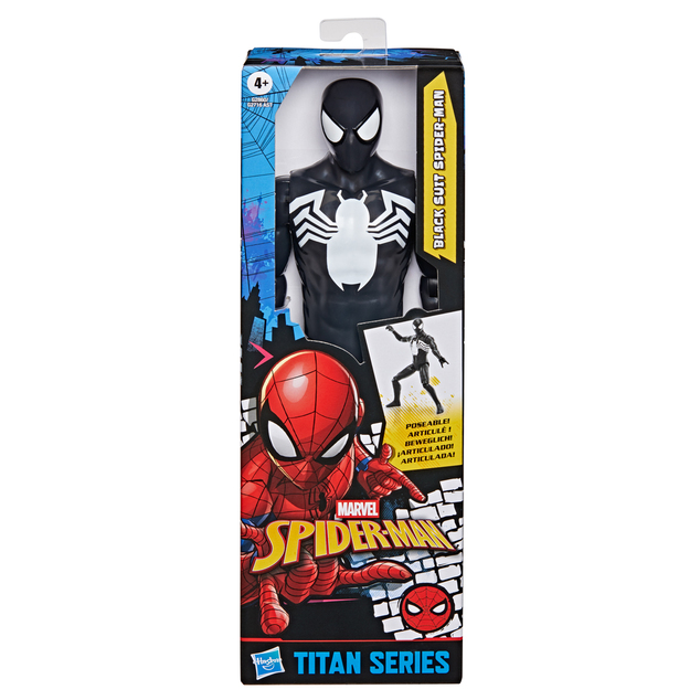 HASBRO - Spider-Man Titan Series - Figurină Spider-Man în costum negru