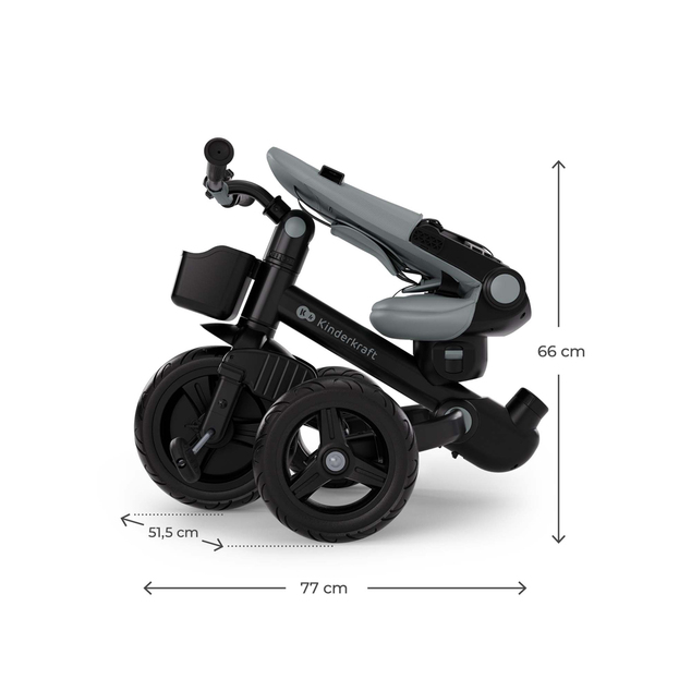 KINDERKRAFT Trojkolka Aveo 2 Plus Grey