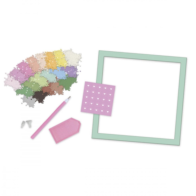 Janod Cosy Set creativ Pictură cu diamante pietre stras Scenă de noapte