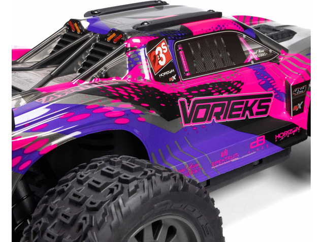 Arrma Vortex 223S BLX 1:10 4WD RTR DSC fialová