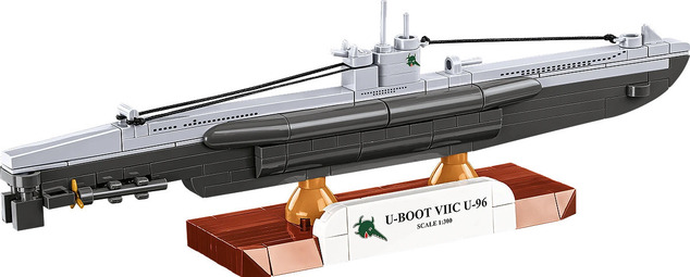 Cobi 4857 II WW Nemecká ponorka U-Boot VIIC U-96, 1:300, 162 k