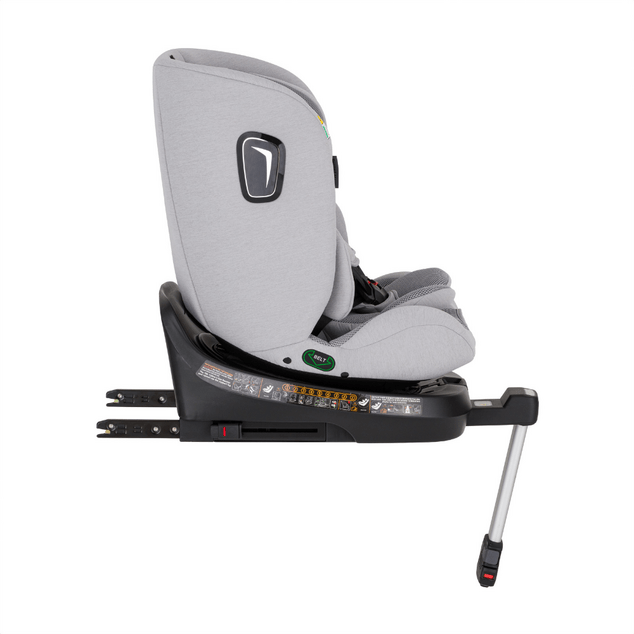 PETITE&amp;MARS Столче за кола Twistguard Pro i-Size Gentle Grey Air 40-150 cm(0-36 kg)
