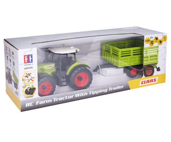 Claas Traktor s vlečkou RC na diaľkové ovládanie 43,6 cm