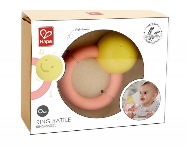 Hape ECO BABY - Hrkálka prstienok