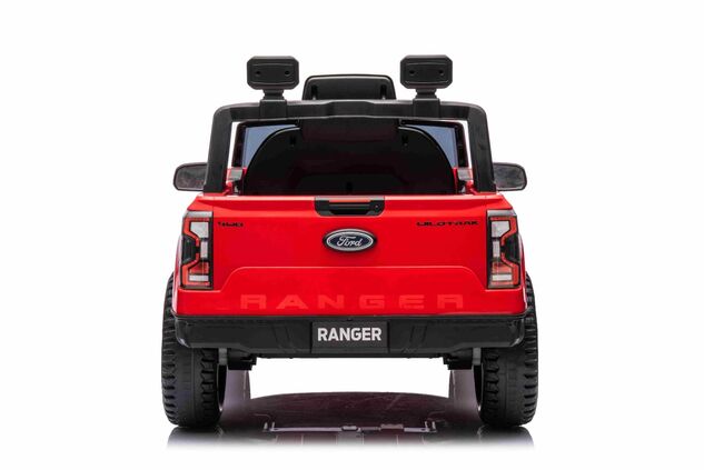 Elektrické autíčko FORD Ranger 12V, červené, 2,4 GHz diaľkové ovládanie, 2 X 30W MOTOR