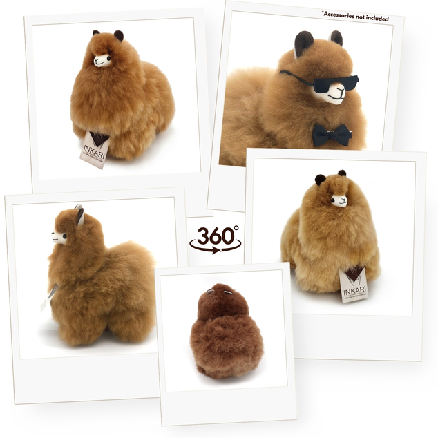 INKARI Plyšová hračka Alpaca Small Hazelnut 23cm