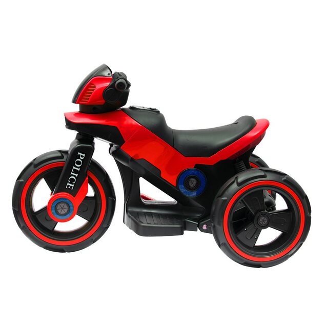 Otroška električna motorna kolesa Baby Mix POLICE rdeča