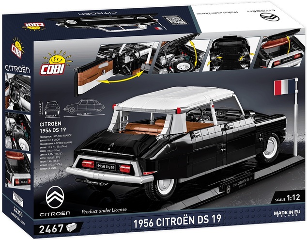 Cobi 1956 Citroen DS 19, 1:12, 2474 k, EXECUTIVE EDITION