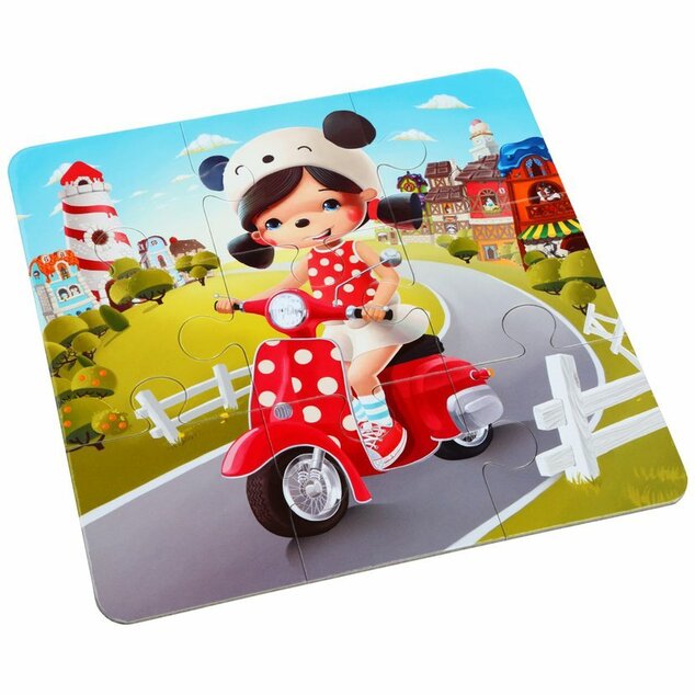 Puzzlika 13081 Šťastné príbehy 3 v 1 - puzzle 3 obrázky 50 dielikov