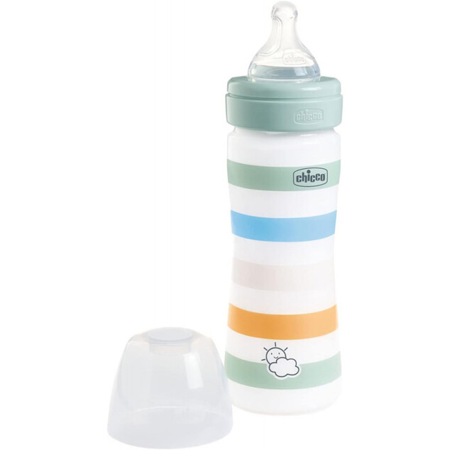 CHICCO Babyflasche Wohlfühlsilikon 250ml Junge