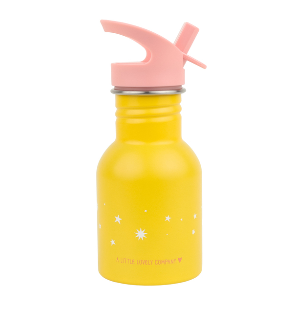 A Little Lovely Company - bouteille à boire en acier inoxydable à paroi simple, 350 ml - comète