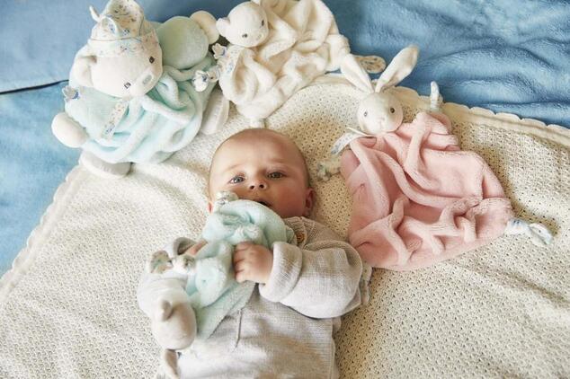 Kaloo Plume Plüsch Schmusetuch für Babys Weißer Bär