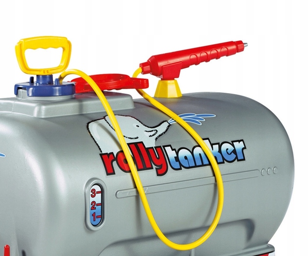 Rollytoys Rolly tanker s pumpou a striekačkou 1osý - strieborný