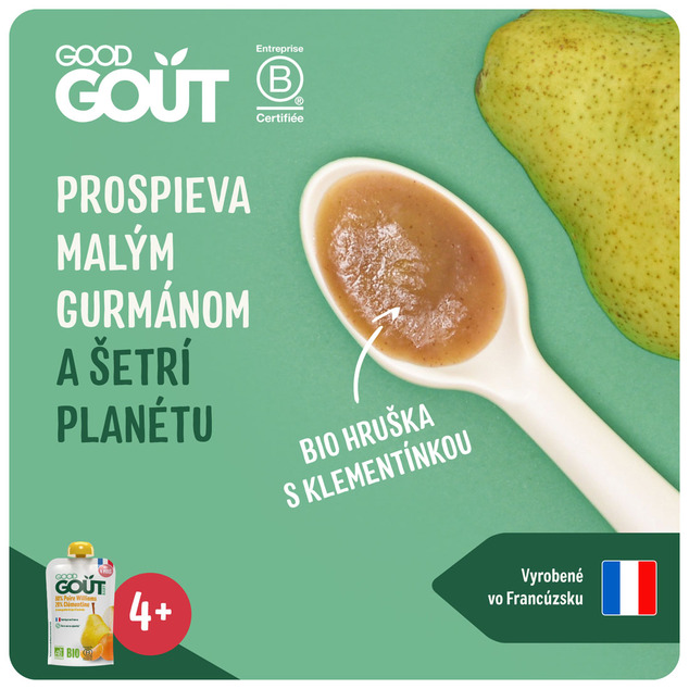 Good Gout BIO Hruška s klementínkou (120 g)