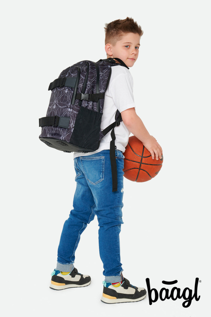 BAAGL SADA 5 Skate Harry Potter Todesreliquien: Rucksack, Federmäppchen, Tasche, Notizbücher, Geldbö